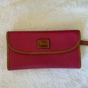 Dooney & Bourke Pink and Tan Wallet
